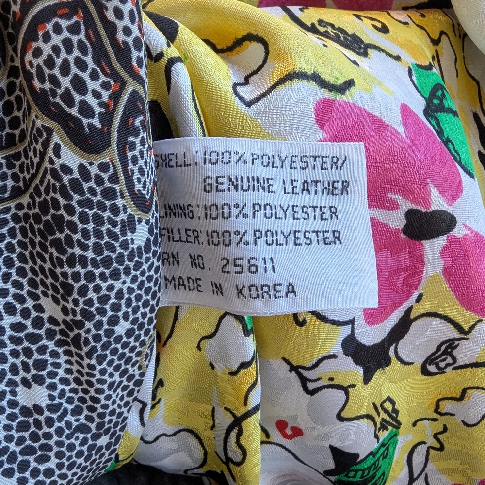 Avanti Patchwork Leather Jacket Features A Unique… - image 8